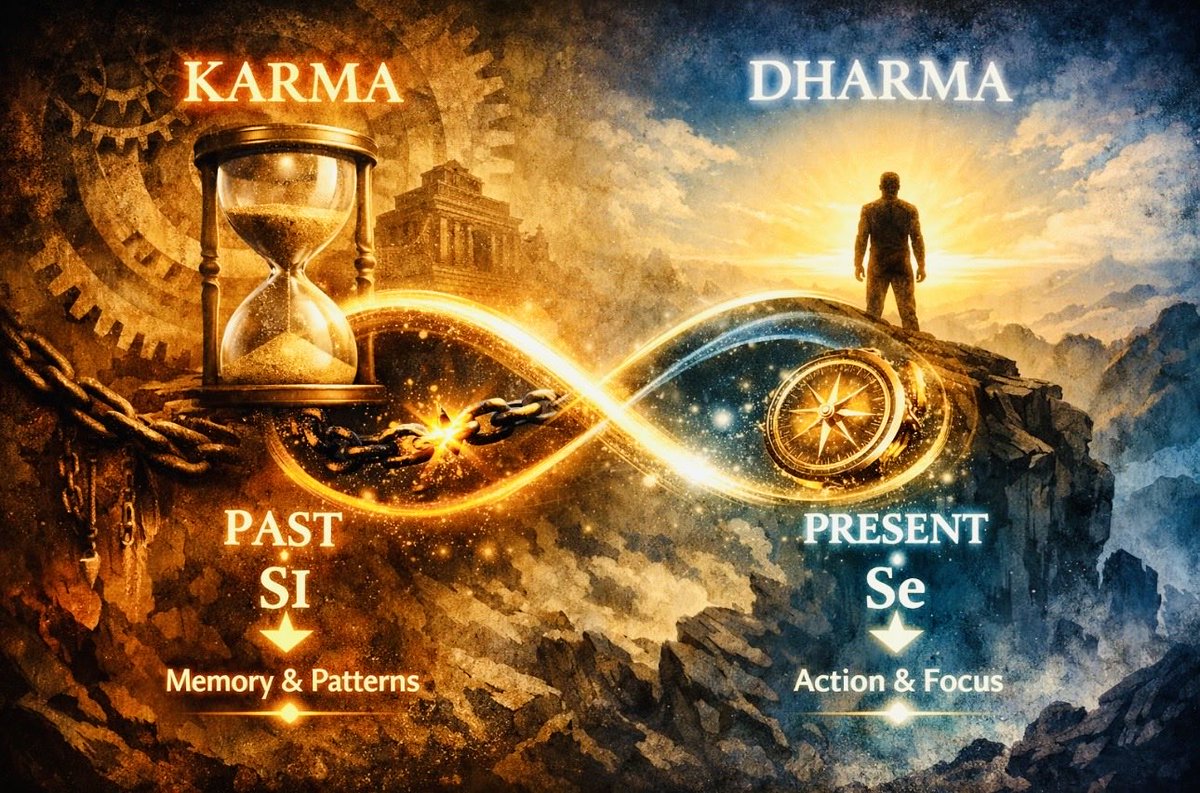 Ocean_3811's tweet photo. #Numerology X #CognitiveFunctions
Life Path 8
Day Born: 8 | 17 | 26
8 isn't just about money & power, It's about mastering Karma & Dharma
How?
Through your Cognitive Functions that's the connection most people miss
8 frequency operates through Si & Se
The basic breakdown:
Se = engaging with reality as it unfolds
Si = understanding reality through past
experience
If you don't control your Se, you repeat your Si.
Same mistakes
Same cycles
Same consequences
That's why some rise to the top and others stay stuck at the bottom
The #APEX breakdown:
Si (Introverted Sensing)
lt stores and references past experiences
It seeks stability, familiarity, and consistency
It compares present to internal memory database
It focuses on details, accuracy, and routine
Si says, "How does this compare to what | already know?"
Si Loop:
"This worked before, let's stick to what's reliable."
Si Shadow:
Resistance to change
Attachment to routine
Stuck in the past
Se (Extraverted Sensing)
It focuses on the present moment
It takes in real time sensory data
It thrives on action, experience, and stimulation
It notices movement, detail, and opportunity instantly
Se say's "What's happening right now?"
Se Loop:
"Let's just do it, I'll figure it out as I go."
Se Shadow:
Impulsiveness
Overindulgence (instant pleasure)
Short term thinking
Si (Introverted Sensing)
stores KARMA (memories) past experiences
In other words, your past patterns (Si) create your karmic loops
Se (Extraverted Sensing)
stores Dharma (focus) acting in the present In other words your present actions (Se)
determine whether you repeat them or break free.
An Unbalanced 8:
reacts impulsively (Se unchecked)
trapped in cycles (Si unresolved)
A Mastered 8:
learns from the past (Si integrated)
executes with precision (Se disciplined)
Break the loop, find balance
#EnergyNeverLies #MYTHOS