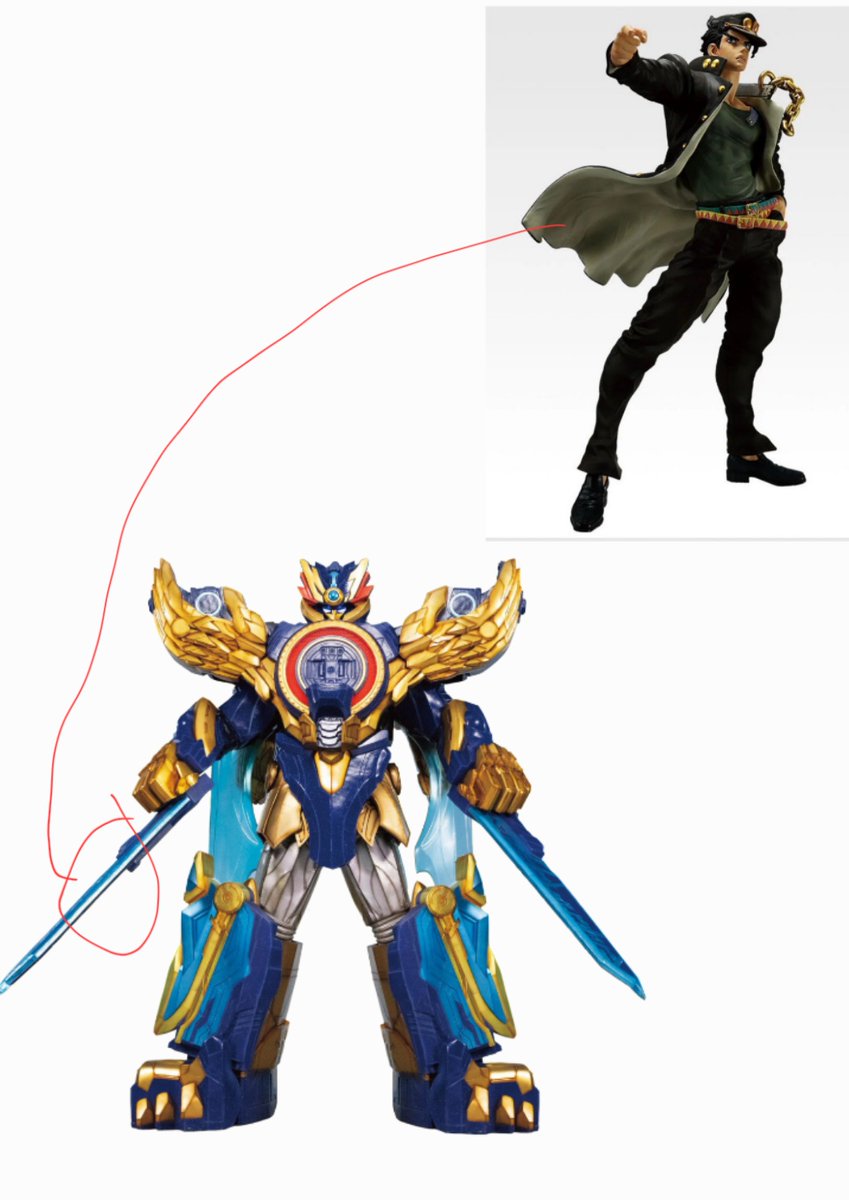 asd84323707's tweet image. #ジョジョの奇妙な冒険
#jojo_anime
Gozyuger 
#ナンバーワン戦隊ゴジュウジャー
RyoTegaSword 
リョウテガソード