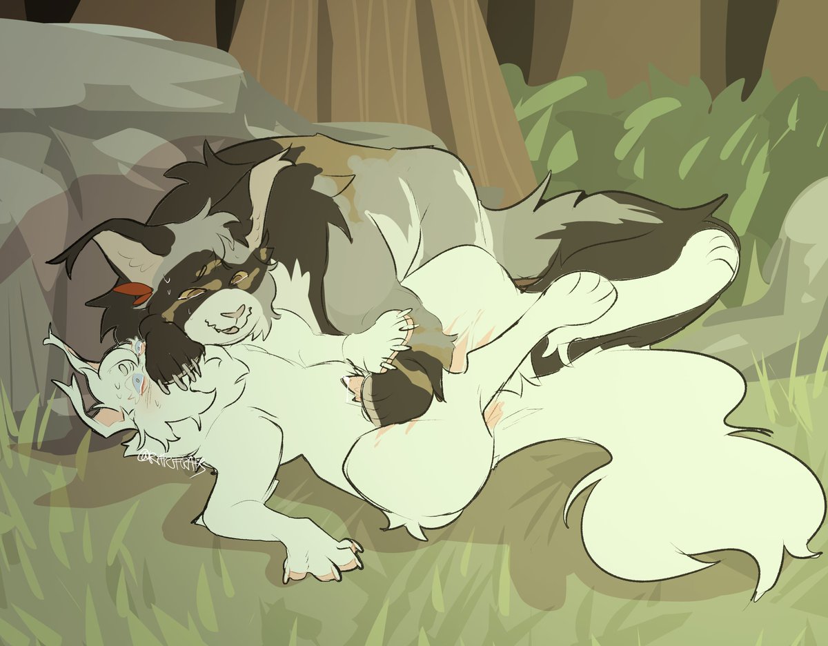 RuffRuffRats's tweet photo. RabbitPaw and SilverThorn for : @anglwshot 

Rabbitpaw don't be too loud we don't want to alert anyone else!

#fighterfelines #felinefighters #warriocats #feral #profic https://t.co/lFJDxQ4HxI