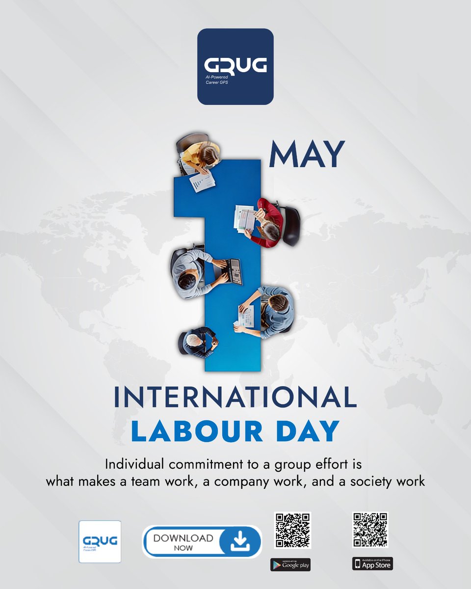 Behind every success is a team that never stops.

#LabourDay #InternationalLabourDay #WorkersDay #TeamWork #WorkCulture #CareerGrowth