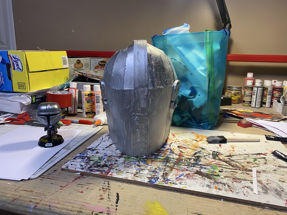 PropWey's tweet image. Posterboard Mandalorian’s Helmet From Star Wars The Mandalorian And Grogu #posterboard #themandalorian #helmet #starwars #themandalorianandgrogu