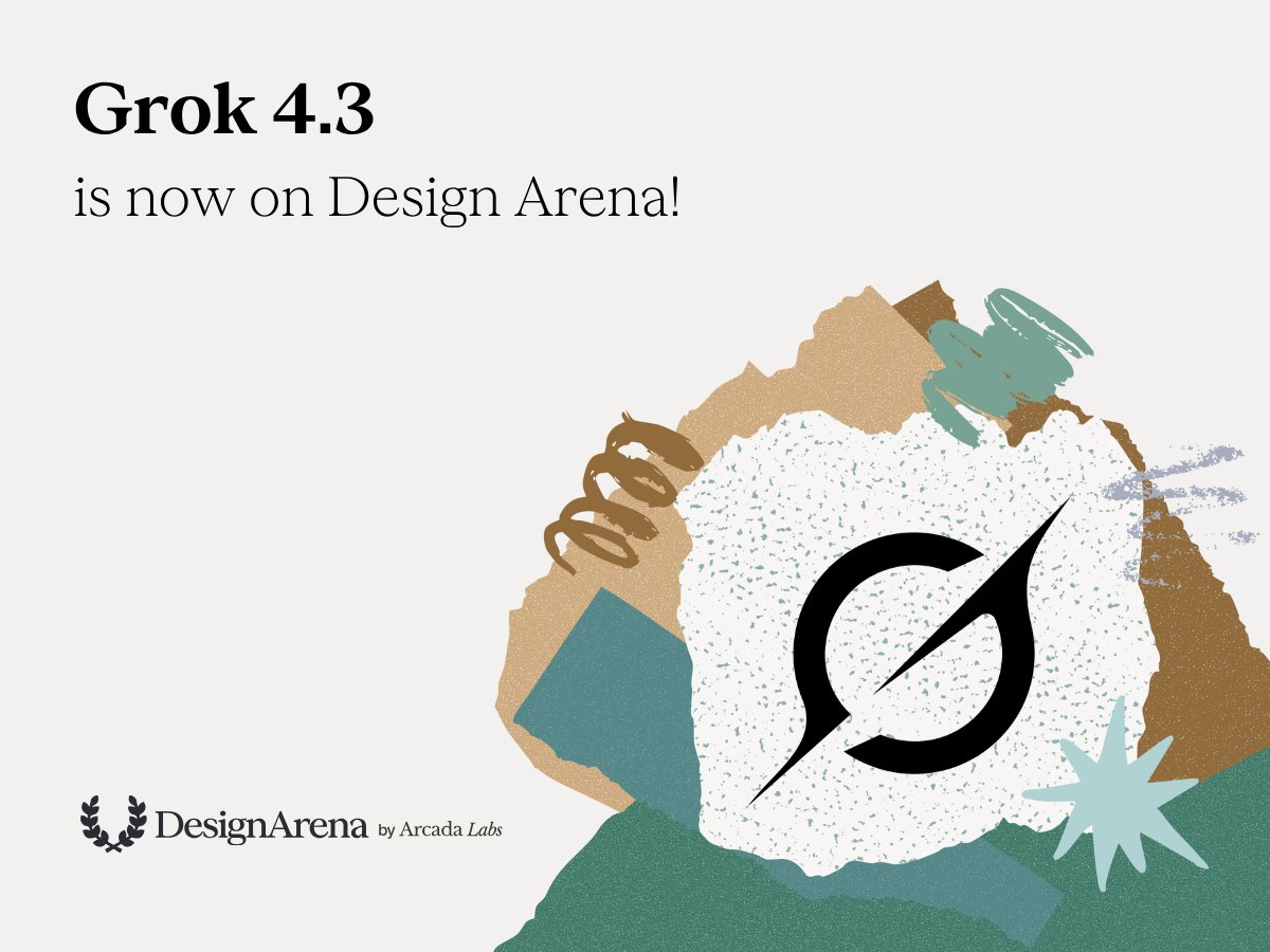 Design Arena tweet media