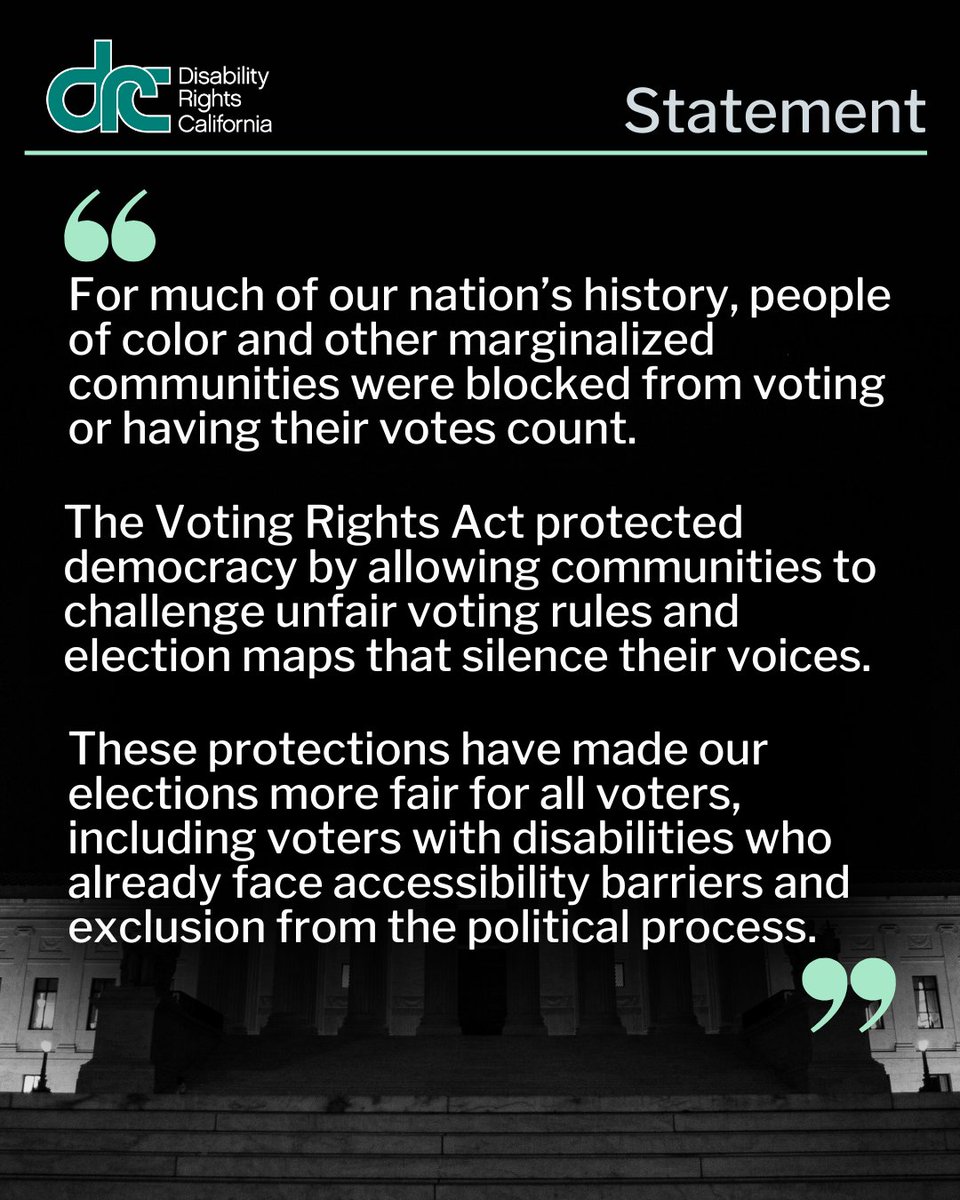 Disability Rights California tweet media