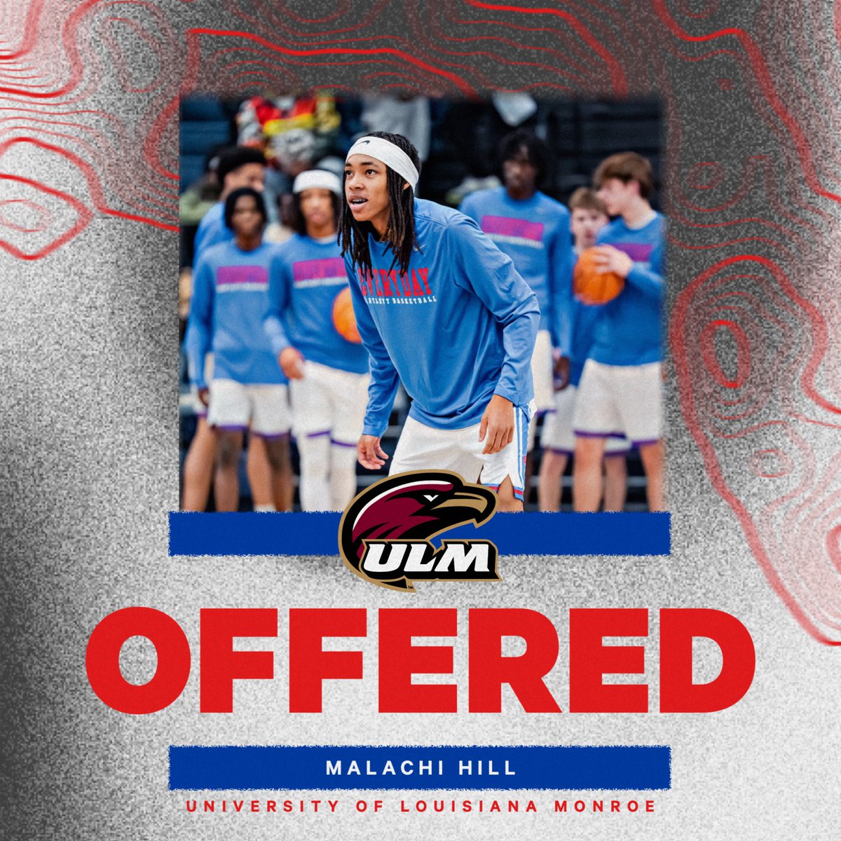 mhill_3's tweet photo. Blessed to receive my third D1 offer from University of Louisiana Monroe #agtg #basketball https://t.co/QIYAyrAkfe