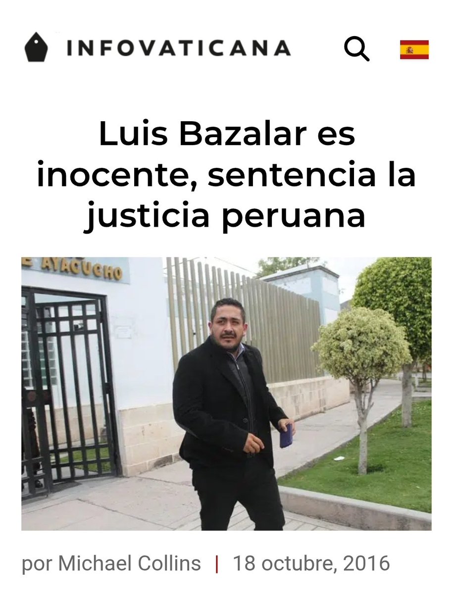 Padre Luis A. Bazalar Garcia tweet media