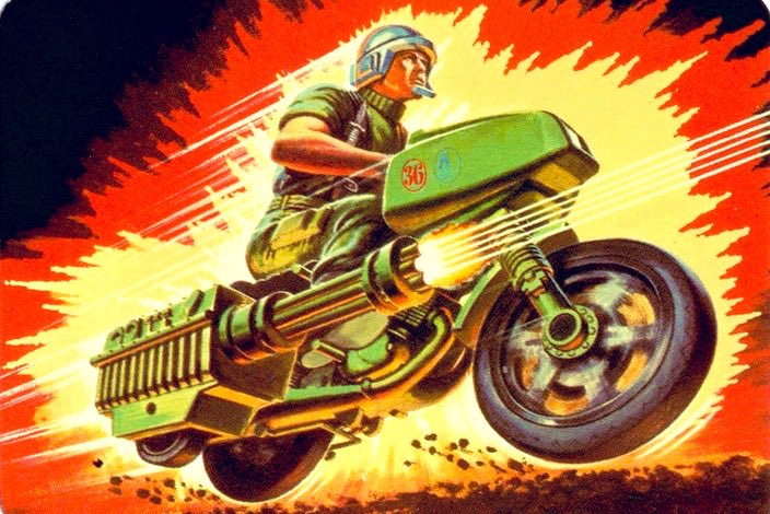 hasbr0mniverse's tweet image. G.I. Joe A Real American Hero!     Battlefront 1982

Vehicle/Base: RAM (Rapid Fire Motorcycle) #GIJoe