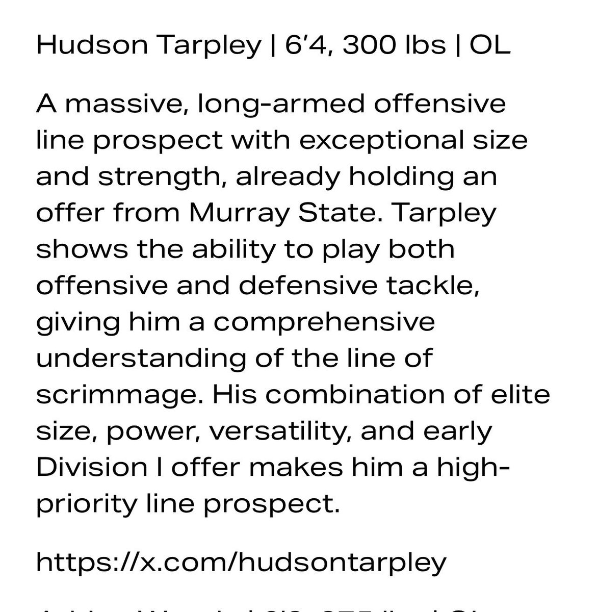 Hudson Tarpley tweet media