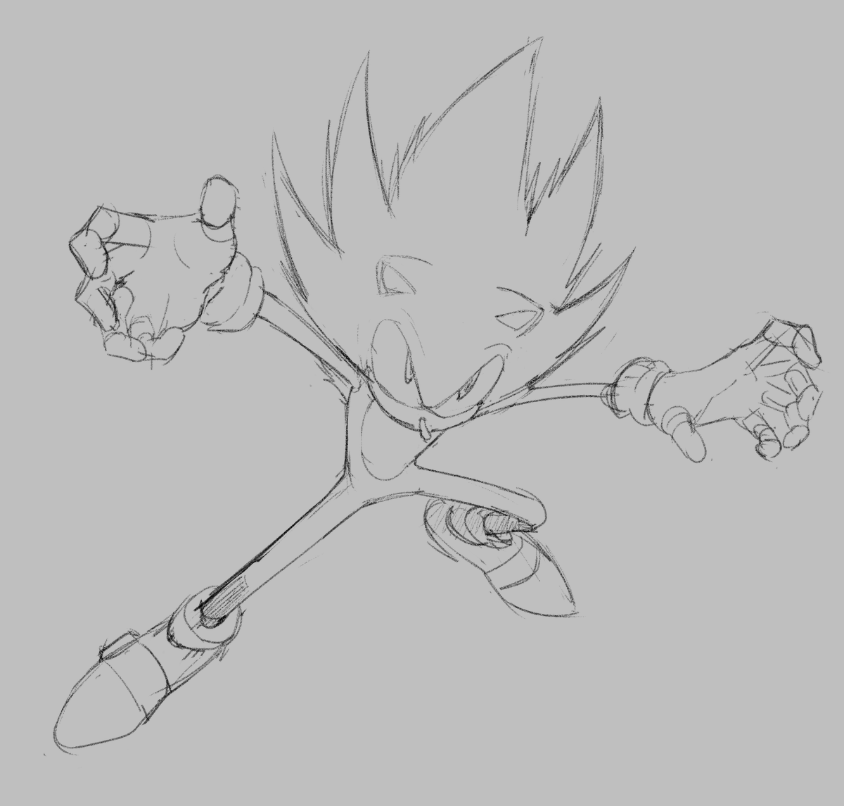 xavisketch's tweet photo. sonic doodle https://t.co/R9DfWDRmas