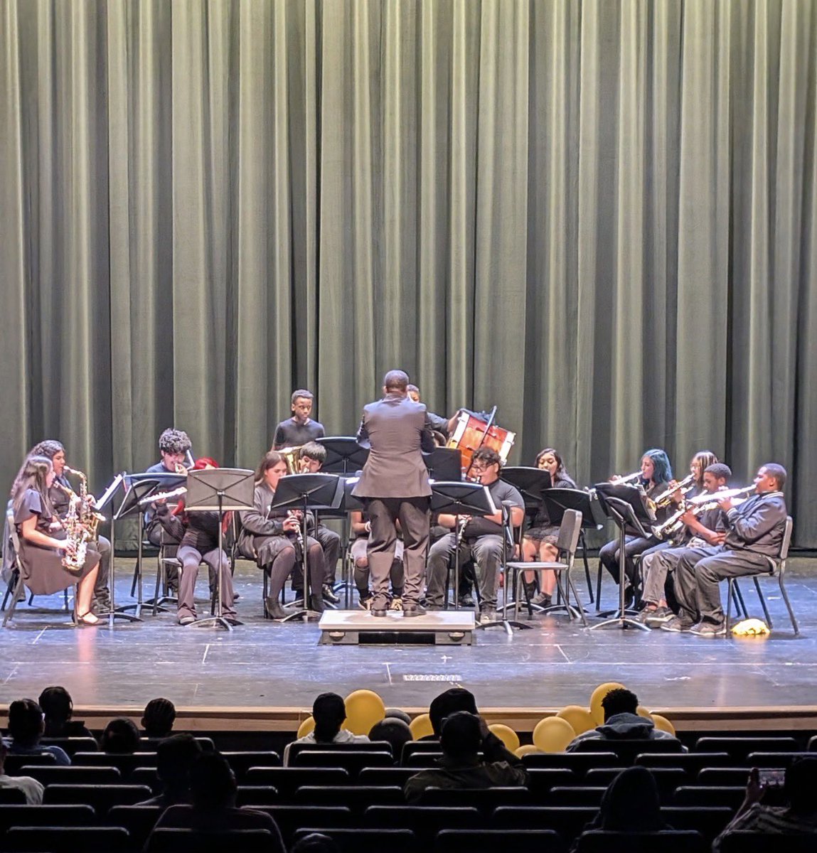 PathtoPinkston's tweet photo. One stage, three bands and nonstop energy! Our students @LGPinkstonHS, @QMS_DISD and @WDJHSEagles showed talent, pride, and unity!@Tanya_N_Shelton #RII #PowererdIIPerform #BuiltIIWin https://t.co/uZ5XNSai7V