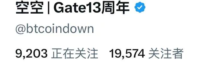 空空 | Gate13周年 tweet media