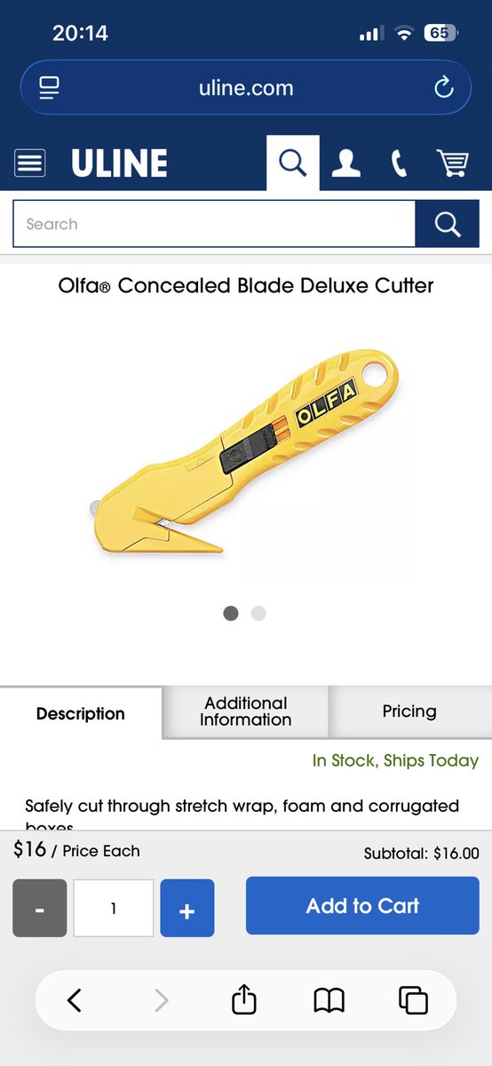 Valscore's tweet photo. @alphafox Or…. Spend $16 bucks for one of these. Hell even being at a job site like that, someone on the crew has a pair of tin snips or wire cutters you could borrow and spend half the effort cutting those plastic bands. https://t.co/PxV2xkxuTT