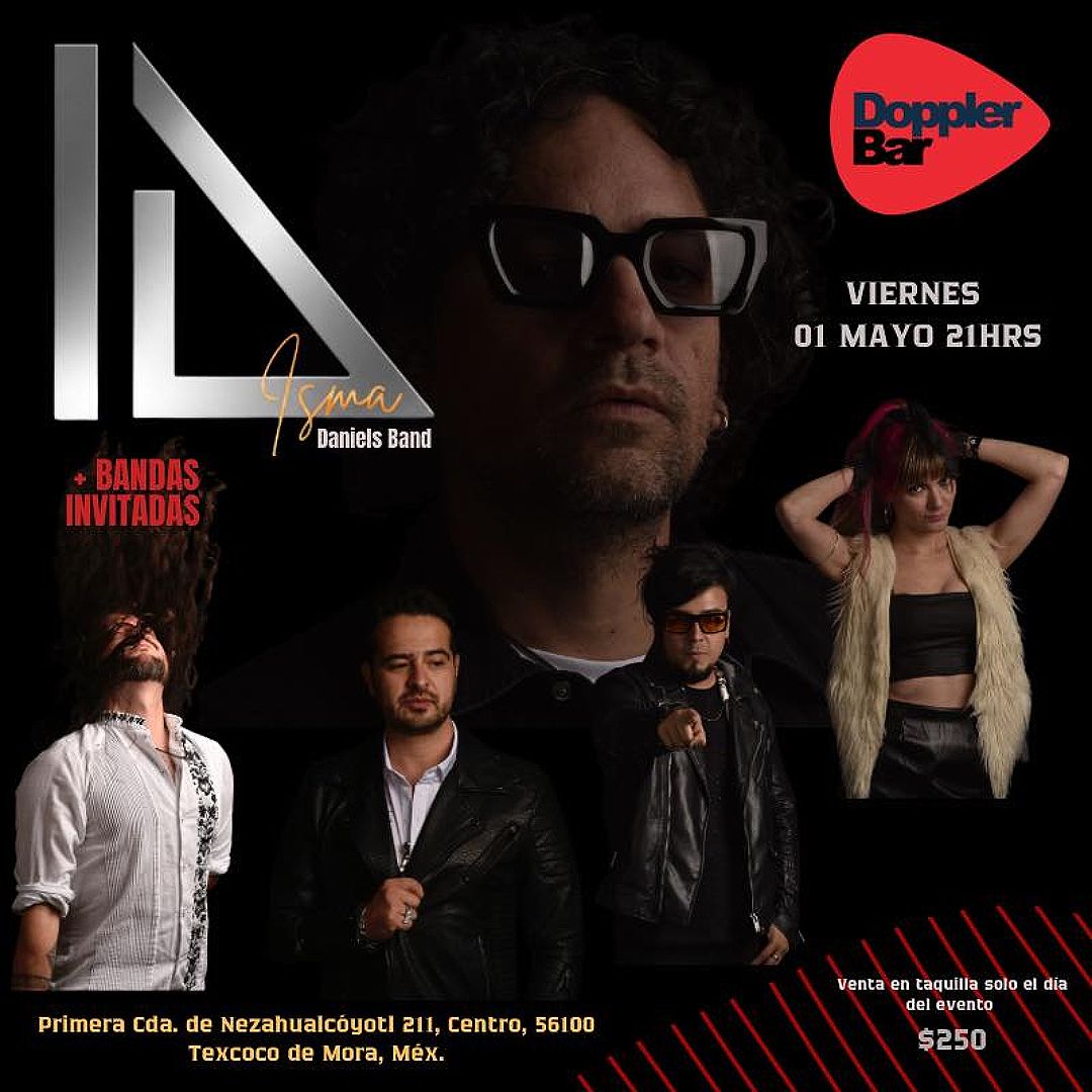 BalestrinoLied's tweet photo. En mayo, ID (@IsmaDaniels) se estará presentando en Texcoco y en Ciudad de México. Viernes 1 en @DopplerBar, y sabado 16 en #SkalTezontle. 🎶🎶🎶🎶🎶 https://t.co/tS41APzWV3