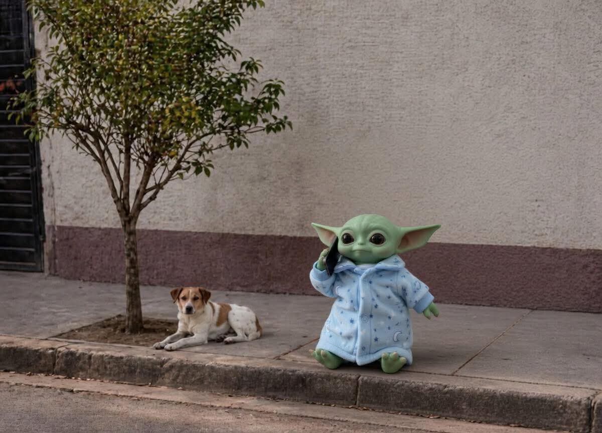 Pero dónde estás?
Yo: No sé, hay un árbol y un perro 😅🤣