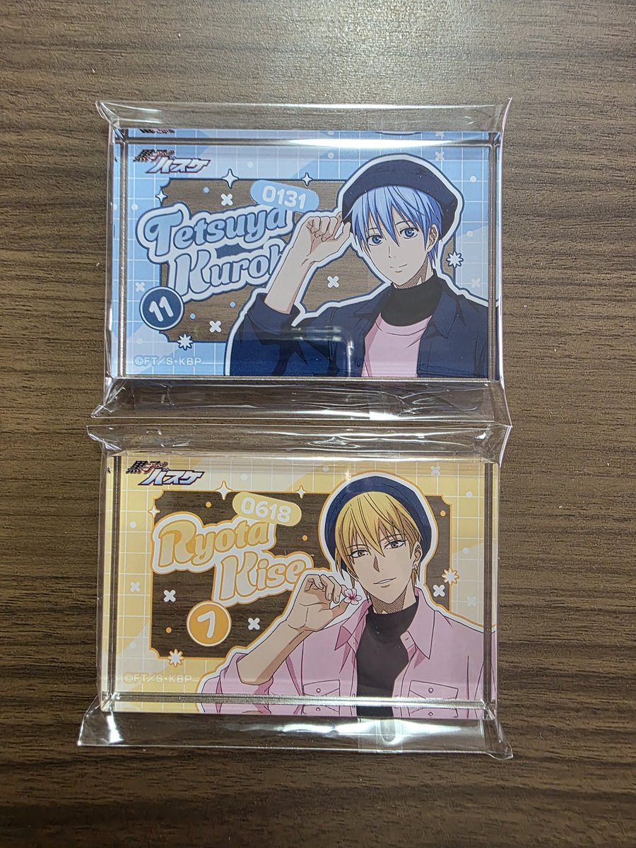 黒子のバスケ　アクリルブロック　黄瀬 交換·譲渡]黒子のバスケ 黒バス POP UP SHOP 春色ファッション