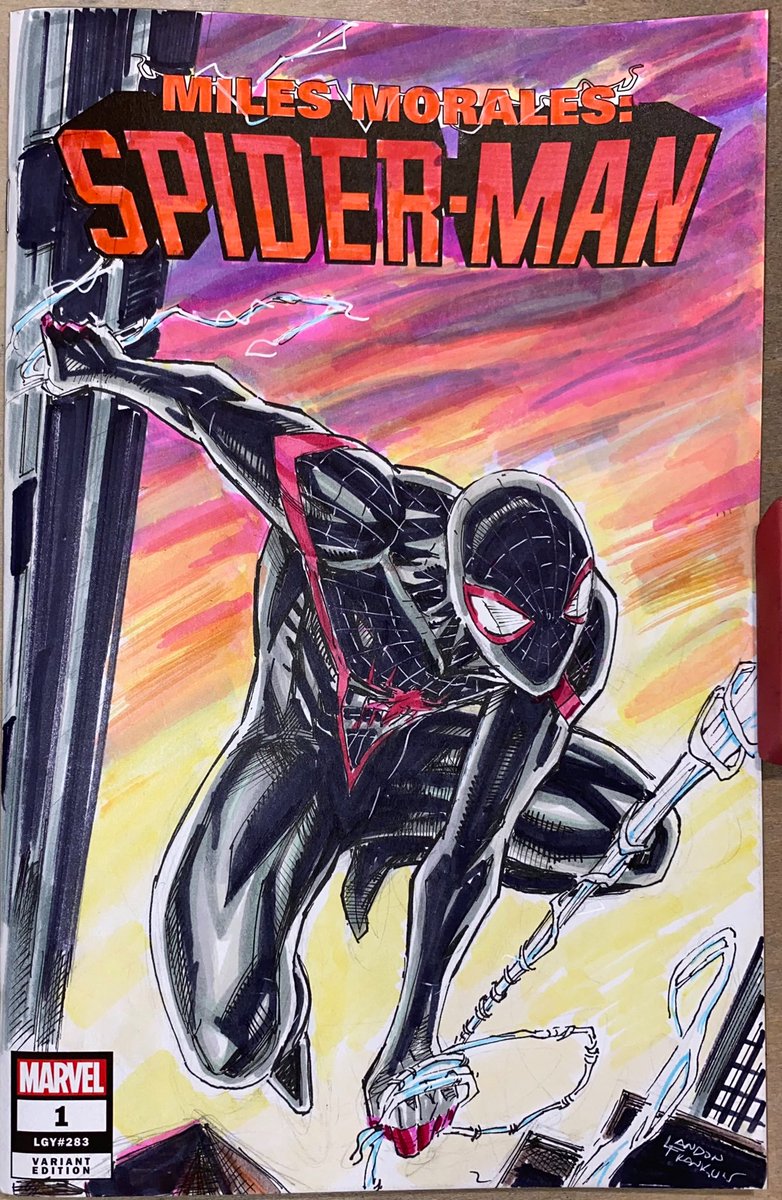 WaywardCrossArt's tweet photo. Miles Morales Spider-Man sketch cover for #ThrowbackThursday #milesMorales #Spiderman #spiderverse #sketchcover https://t.co/TYjkeKdc9Y
