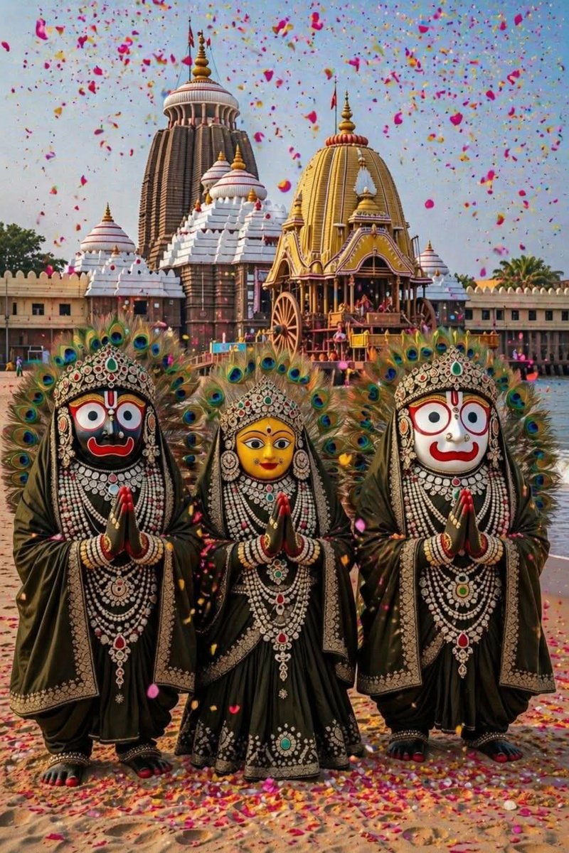 आज की पहली हाजिरी भगवान जगन्नाथ प्रभु के चरणों में जरूर लगाएं ..
🙏🚩जय श्री जगन्नाथ प्रभु 🚩🙏