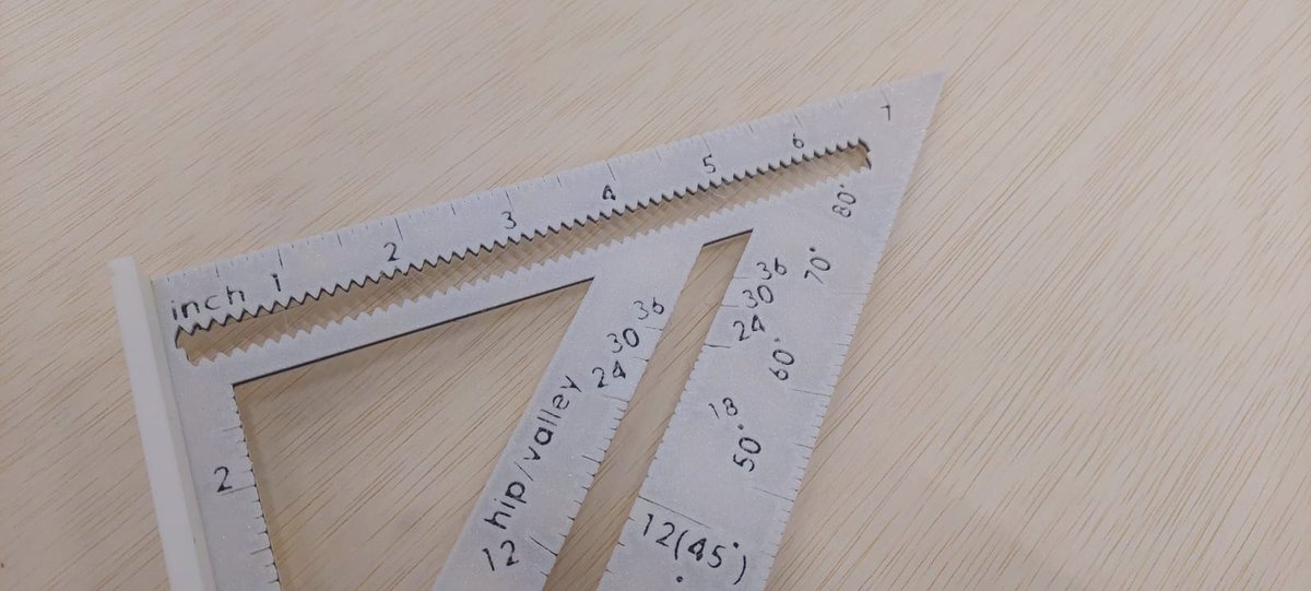 OKB1_CDB's tweet image. Enough aircraft for a moment.

I uploaded something people may actually use daily:

A 3D printable Speed Square.

URL in pinned bio.

#3DPrinting #Maker #DIY