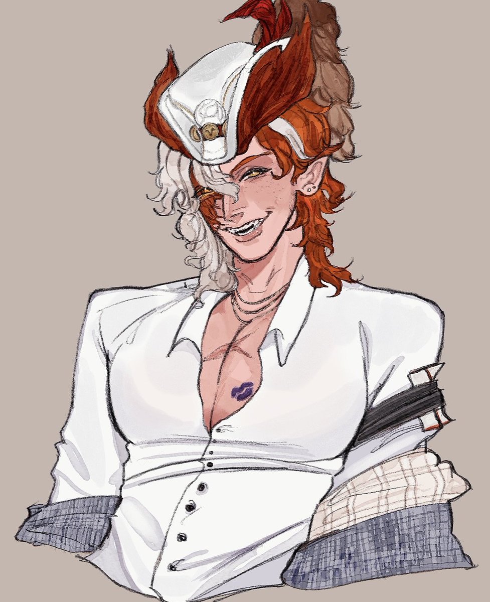 I commissioned my dear friend <a href="/beelbzub/">🤍</a> to draw spirit fox florian, and I'm thrilled to share the finished piece on SF 2 year anniversary ❤️‍🔥 i love his design, but I did make a special request to remove one part of it... goodbye scarf, hello serpent's kiss 😙💜
