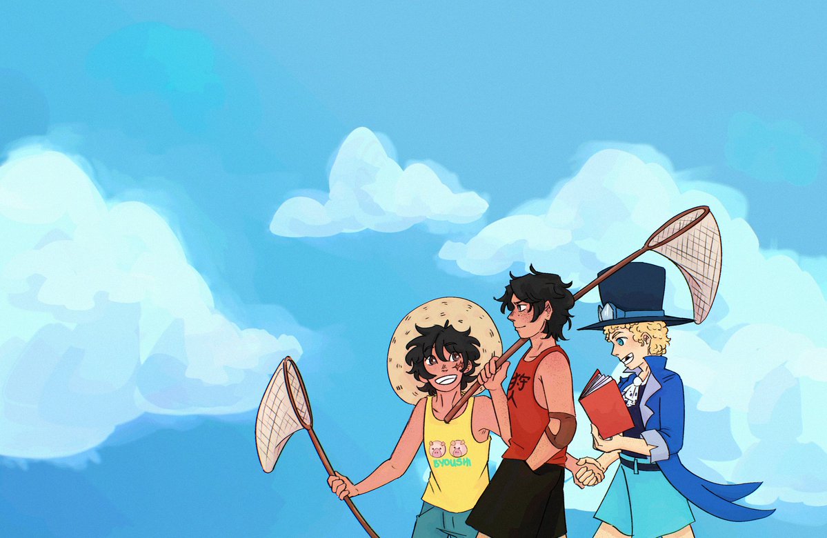 KitteaCloud's tweet image. Asl brothers 🥹🥹 I love them your honor. They are everything to me. #ONEPIECE〜 #portgasdace #ace #luffy #monkeydluffy #sabo #aslbrothers