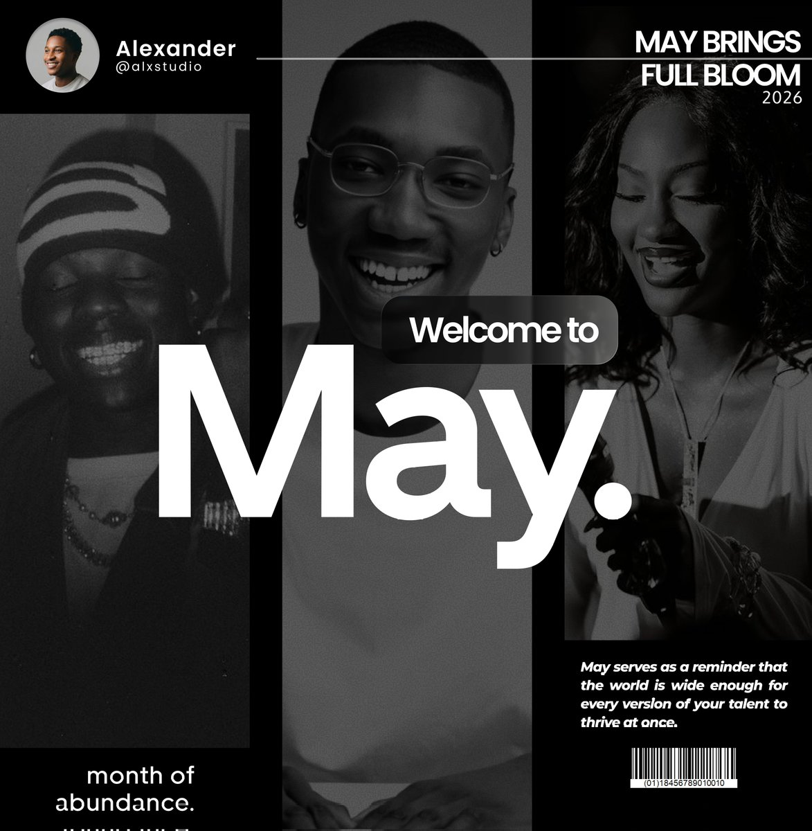 TheALX_Studio's tweet image. Welcome to May...✊
#HappyNewMonth