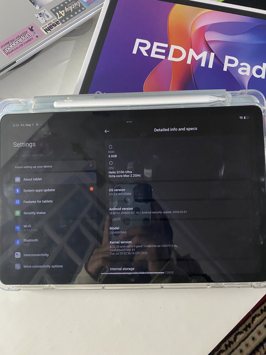 sahee__820's tweet photo. wts redmi pad 2 4/128 gb fullset no minus, pemakaian 2 bulan, dijual karena ngga kepake, 1.85k nego https://t.co/fZgASBKuNL