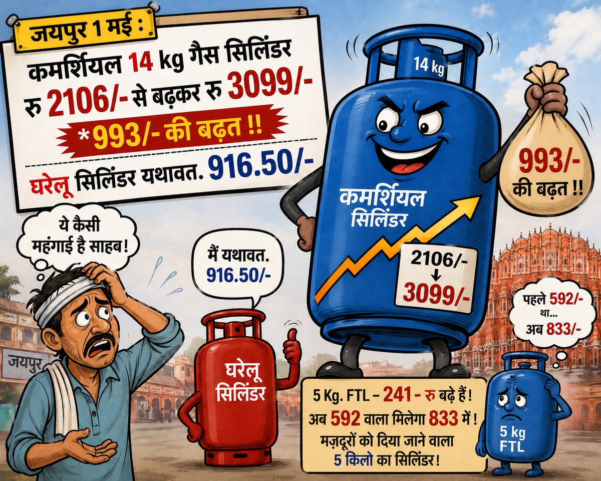 ये कैसी महंगाई ‼️
📍: जयपुर