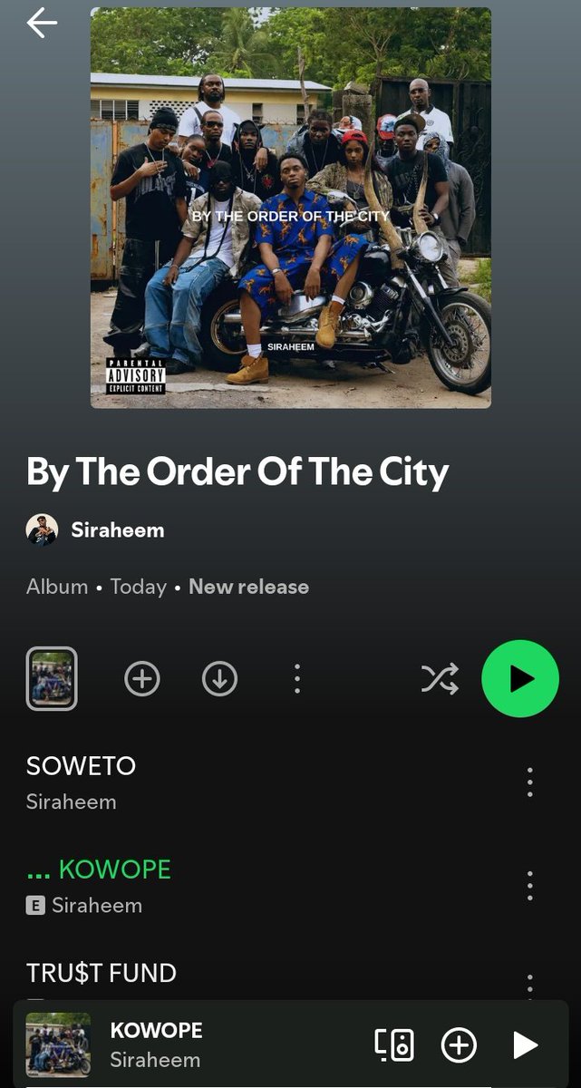 Jaymiechrix's tweet photo. Everyone is talking about asake's  new album but Siraheem just dropped one of his best projects ever
Way better than M$NEY in my opinion https://t.co/0TPu0jX2GV
