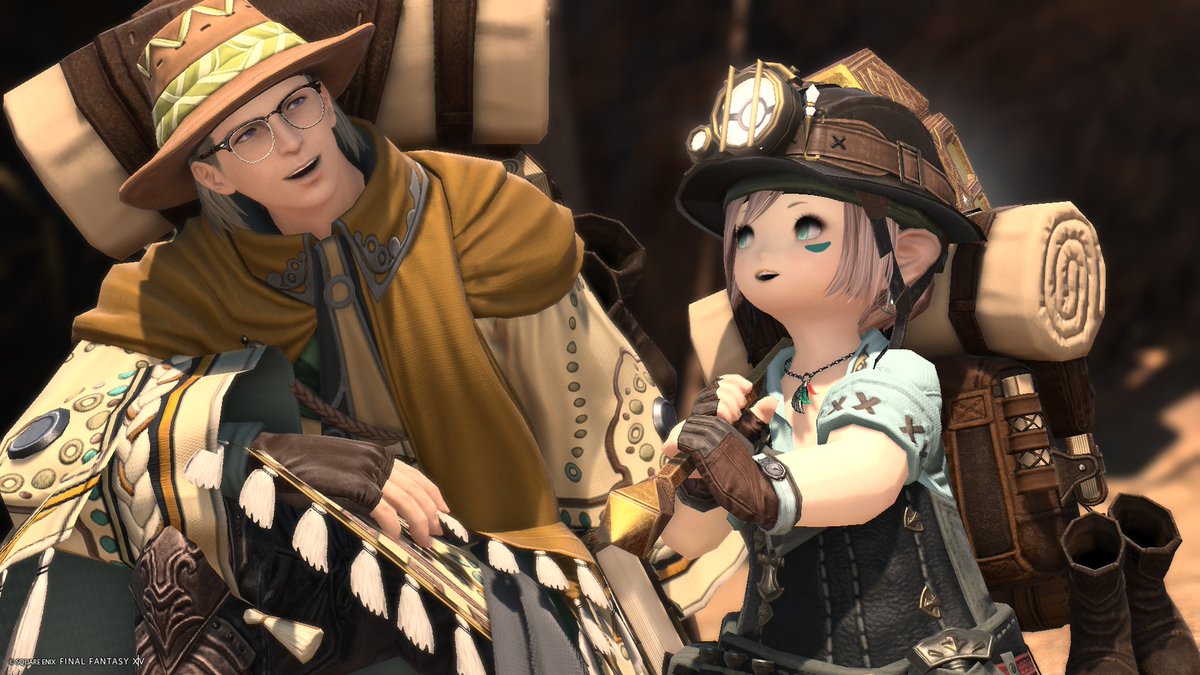 ff14_KK_'s tweet photo. おはようございます♪
今日はちきんと坑道探検にいきそうなミラプリでパシャり📸
エオルゼア7年生の私、
実は戦士を解放していないのですが💭
こんな強そうなハンマー持てるんですね(*´꒳`*)
#FF14 https://t.co/rdcn59ZMd7
