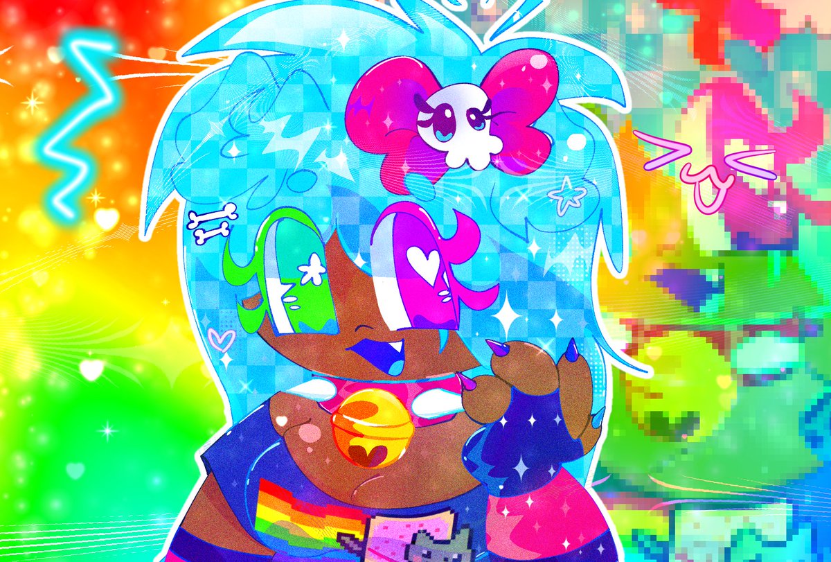 scene, gore, cute, emo, different art styles tweet media