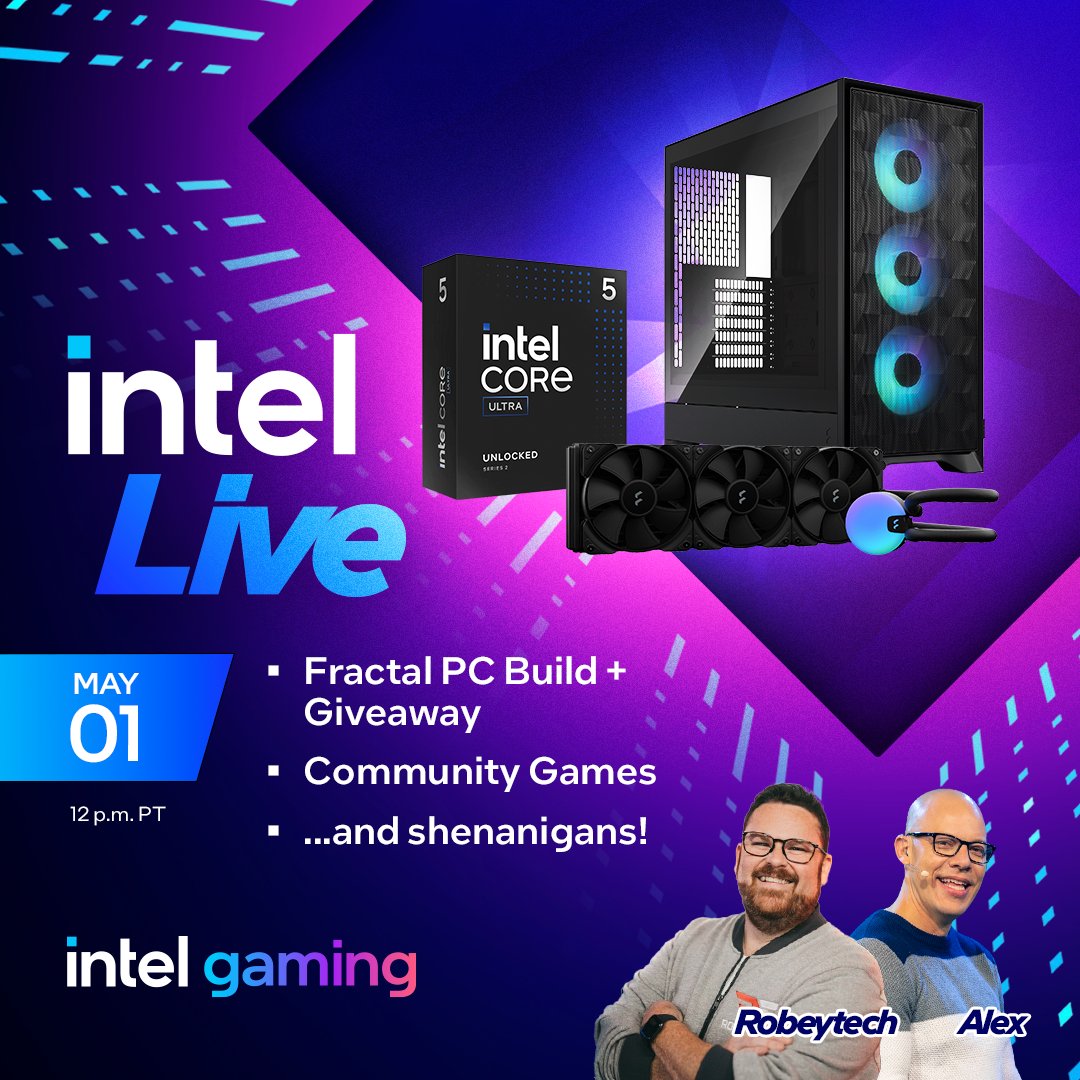 Intel Gaming tweet media