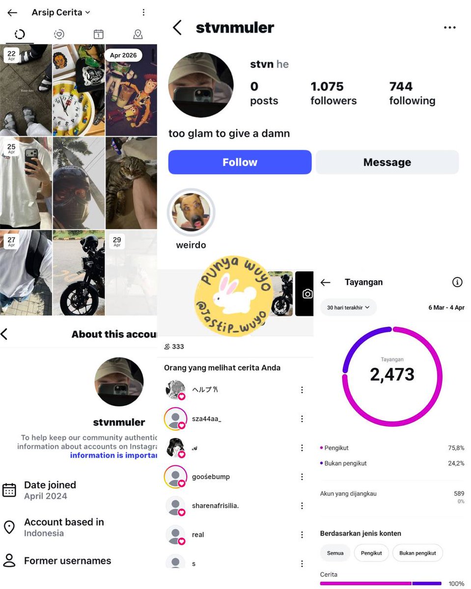 wuyo, jual akun ig tweet media