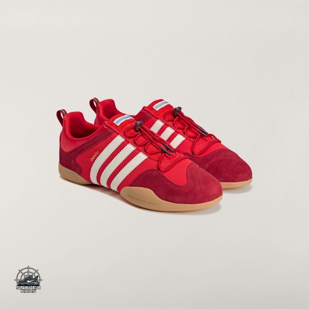 SnyperKicks's tweet image. Bad Bunny x adidas Ballerina "Vivid Red"
Colorway: Vivid Red/Chalk White/Power Red
Style Number: 
Release Date: May 1, 2026
Price: $120
#VividRed #bunny #adidas #ballerina