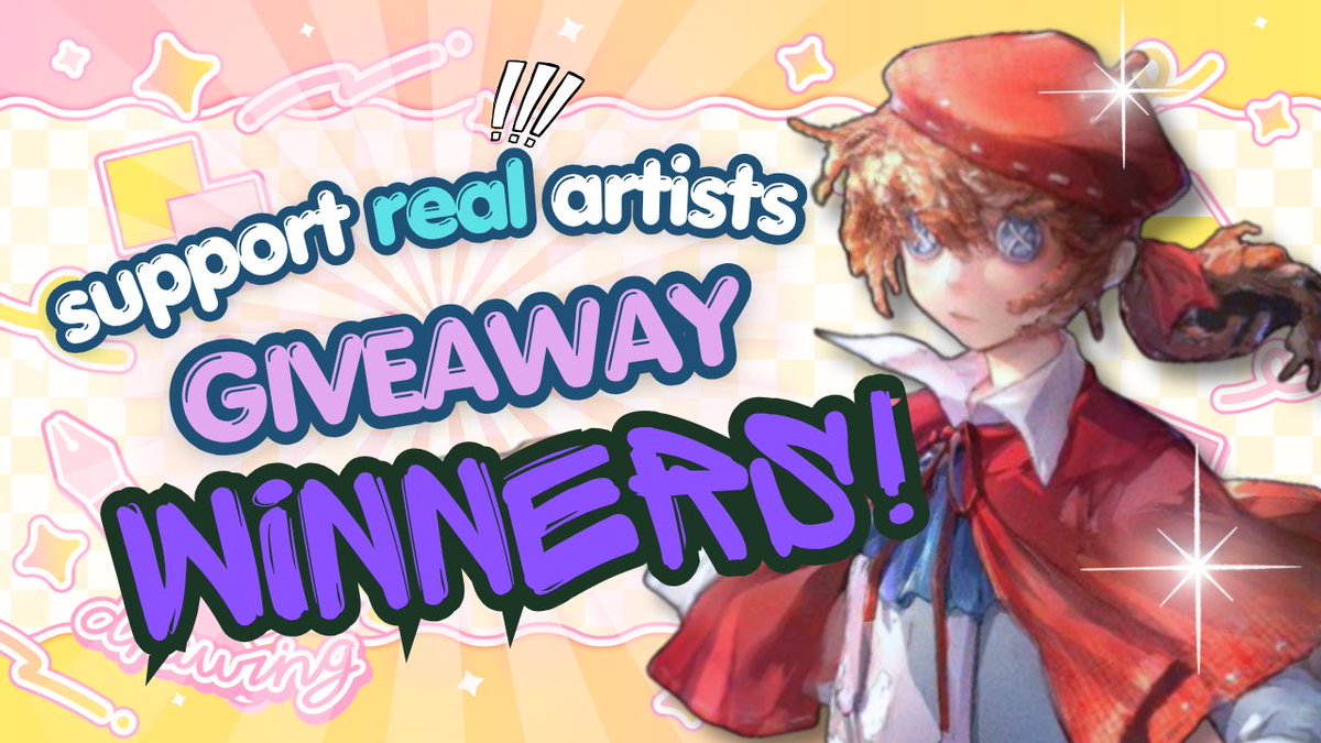 baizemim's tweet photo. 【WINNERS ANNOUNCEMENT】

its finally time!!! please check below in the 🧵 for the winners for each separate category! please direct all communications to the artists regarding the process! rest assured, all costs are covered o7 please claim within 24 hours! https://t.co/txexBBDYlZ