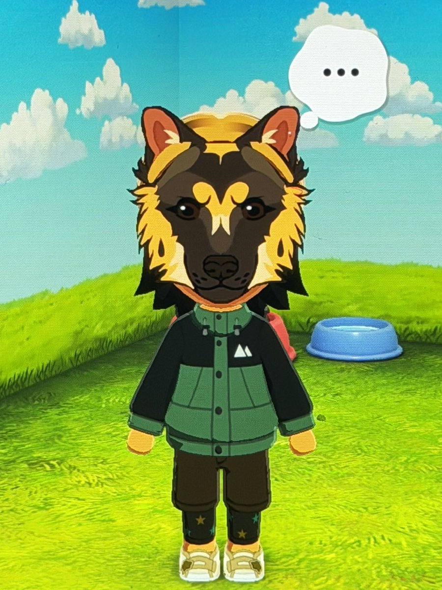 fellspar's tweet photo. tomodachi life german shepherd https://t.co/cuMEzBawDh