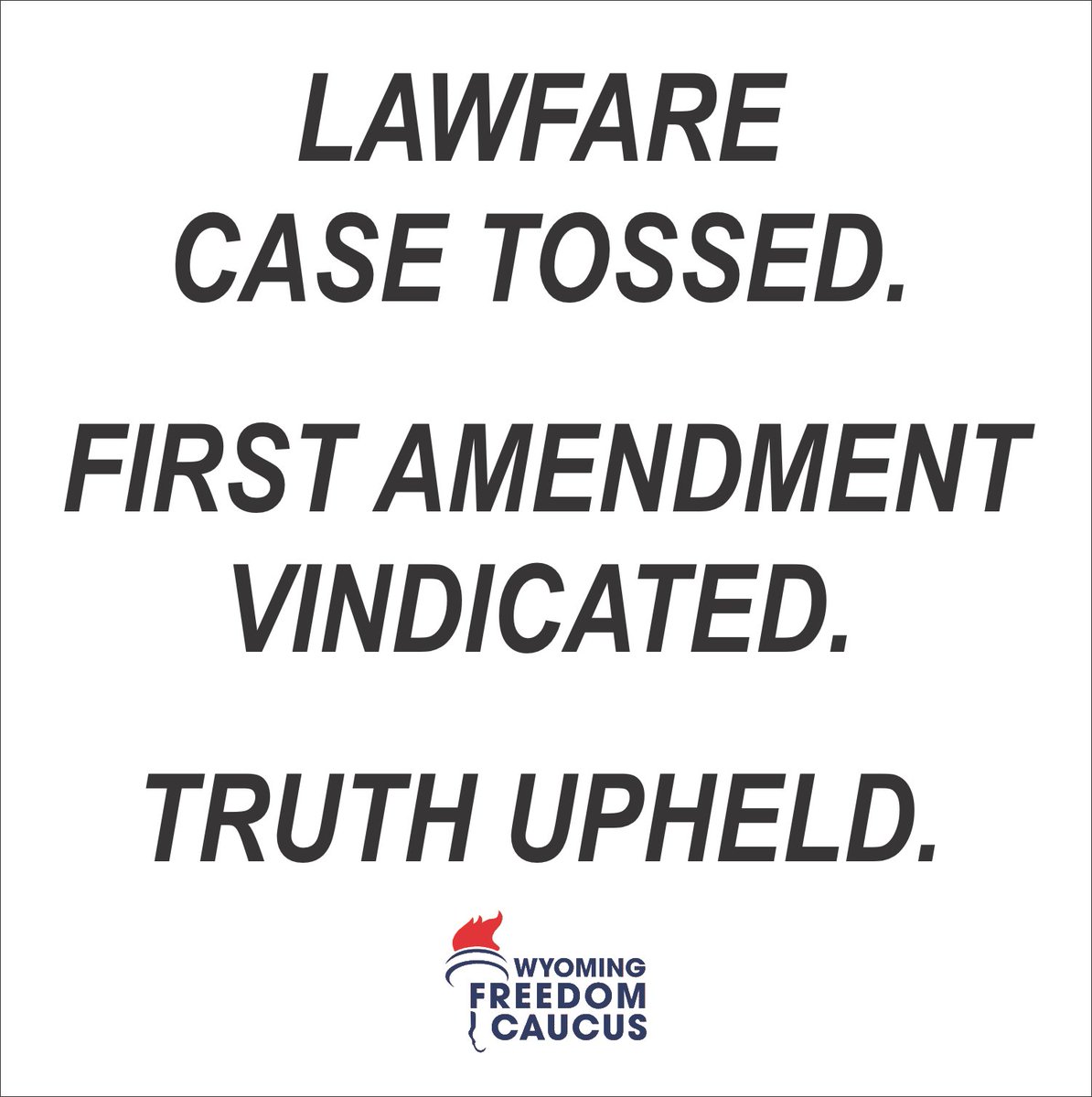 Wyoming Freedom Caucus tweet media