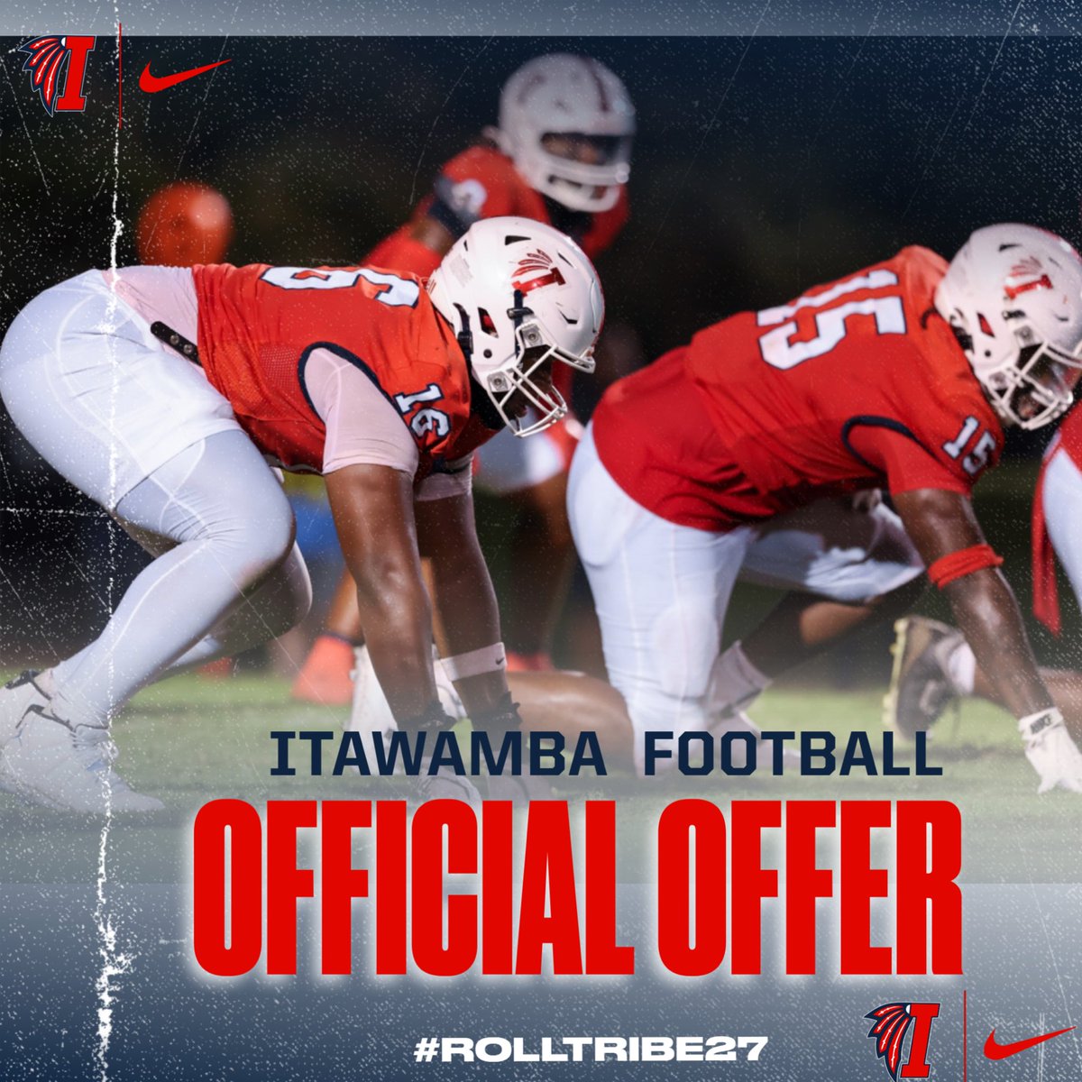 #AGTG After talking with <a href="/CoachHentzICC/">Robert D. Hentz II🐐</a>  I am blessed to receive another offer from <a href="/LetsGoICC_FB/">LetsGoICC_FB</a>!!
<a href="/colinboone4/">Colin Boone</a> <a href="/CoachBLott/">Brooks Lott</a> <a href="/TaylorJ_72/">Taylor Johnson</a> <a href="/lott_bailey/">Bailey Lott</a> <a href="/CoachZKimble/">Zach Kimble</a> <a href="/HHS_TigersFB/">Hernando Tigers Football</a> <a href="/climitasben/">Ben Weathers</a>