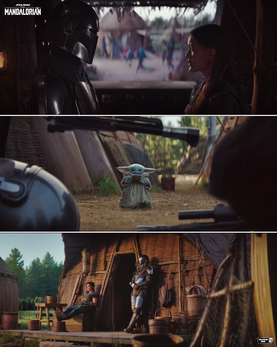holocron_sw's tweet image. El 29 de noviembre de 2019 se estrena el cuarto episodio de #StarWars #TheMandalorian!! Acá conocemos a Cara Dune, una ex rebelde de Alderaan, quien ayuda a Mando a entrenar a los aldeanos de Sorgan para  poder defenderse de unos peligrosos bandidos.

Episodio 4: Santuario.