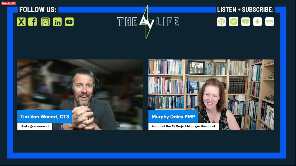 WrittenByMurphy's tweet image. We are the crew that is living the @TheAVLifePod 

it's a fun session. We are celebrating @TVanWoeart  finishing classwork. We called out @AV_JamesKing who is always learning

#alwaysbelearning #AVtweeps #theAVlifePod