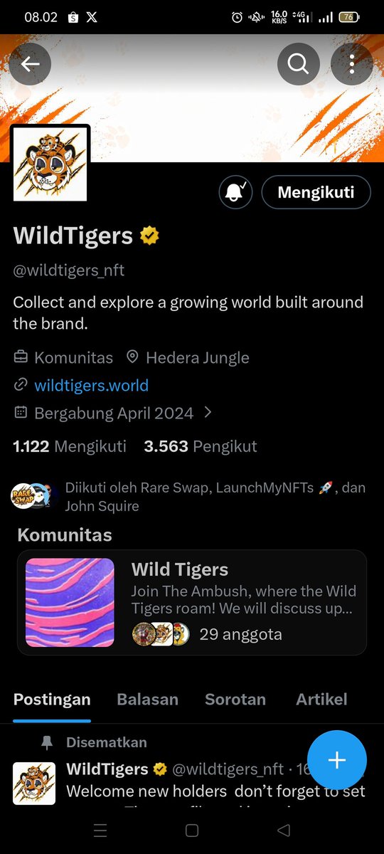 Hashgardcoin's tweet photo. @wildtigers_nft @RareSwapEx I like $HBAR letsgo
#Rareswap https://t.co/GDUdZlrsS2
