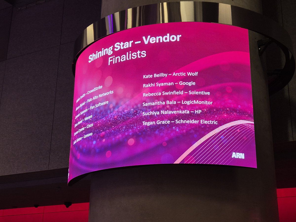Solentive's tweet photo. Earlier this week, we attended the ARN Women in ICT Awards &amp; we are proud to share that our CEO was named a finalist in the Shining Star category🌟

Anyone who works with Bec knows this recognition is so well deserved!
Huge congrats Bec - we’re lucky to have you leading the way💛 https://t.co/thi3Q76vZP