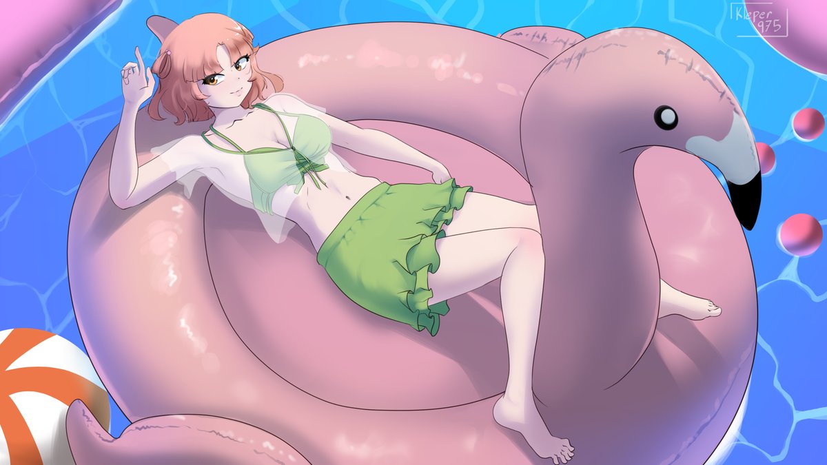 KleperNo's tweet photo. un dibujito que quedo pendiente de la @KisumiKoiki , buen dia de verano https://t.co/sEl3cxI8HF