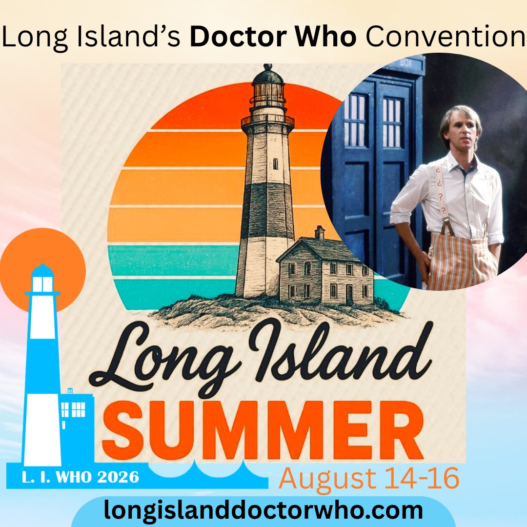 LIDoctorWhoCon's tweet image. Last Call!

The early bird discount on general admission weekend passes ends TONIGHT!

Make your plans now to join us this August at our #DoctorWho convention: longislanddoctorwho.com 

#DrWho #Gallifrey #Dalek #LIWho2026 #LIWho #Whovian #whovians #DalekMasterPlan