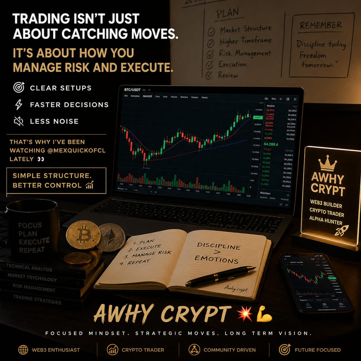 fassmaa's tweet photo. Trading isn’t just about catching moves
It’s about how you manage risk, timing, and execution
Clear setups reduce hesitation
Better structure reduces emotional mistakes
That’s why I’ve been paying more attention to @MexQuickOfcl lately 👀
Simple system. More control.
#MexQuick https://t.co/VsdABRLdvg