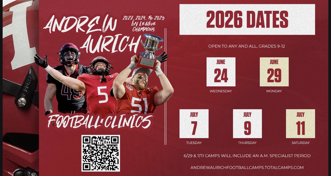 m_dombrowski12's tweet image. Thank you @Coach_Aurich for the @HarvardFootball camp invite! @JonesgGreg @RayPecFB @JPRockMO
