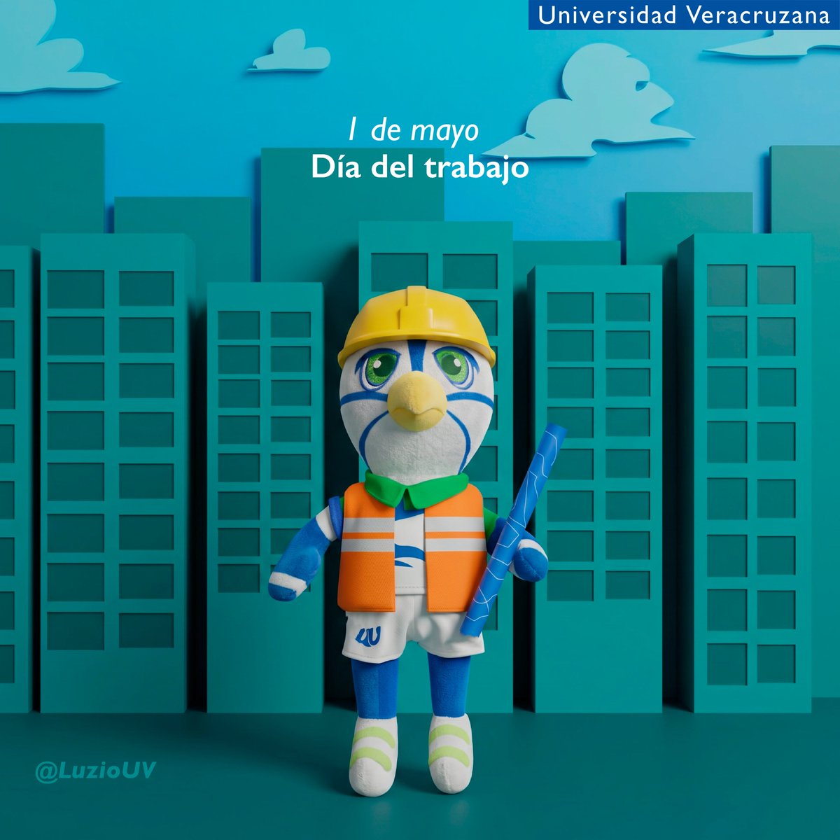 LuzioUV's tweet photo. Detrás de cada logro universitario hay dedicación, talento y trabajo en equipo.
Hoy reconocemos a quienes hacen grande nuestra institución. 👏
¡Feliz Día del Trabajo a quienes forman parte de la Universidad Veracruzana! 💚💙 https://t.co/FhEwYlr2ch