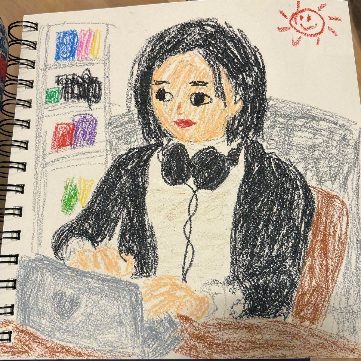 小孩蠟筆畫濾鏡