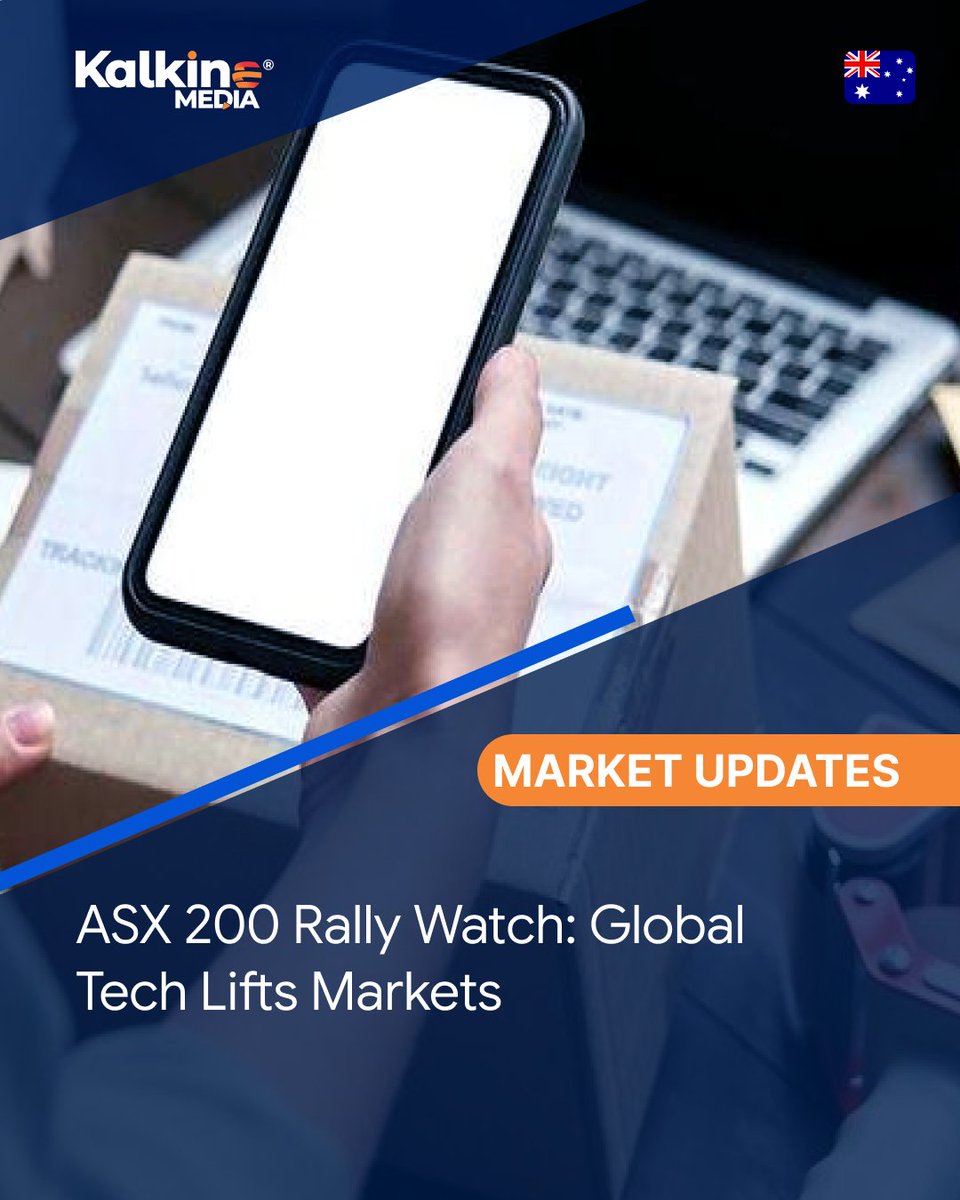 kalkineau's tweet image. ASX reflects strong global cues with banking and mining sectors leading activity, while international tech and industrial companies influence broader market sentiment.
zurl.co/HGWSK

#ASX #MarketUpdates #GlobalTech #Mining #KalkineMediaAU