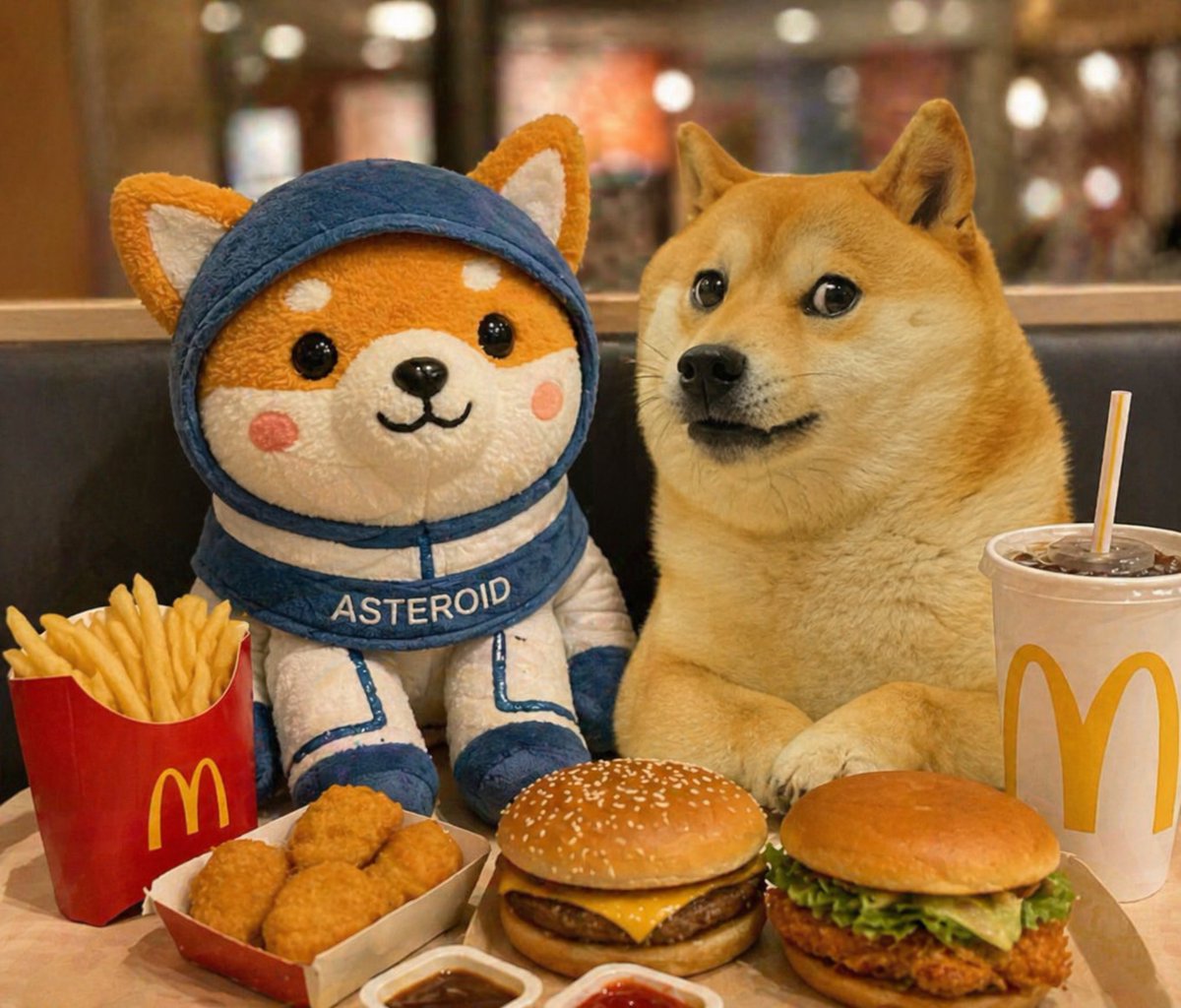 Same table. Different conviction. 

$asteroid $doge