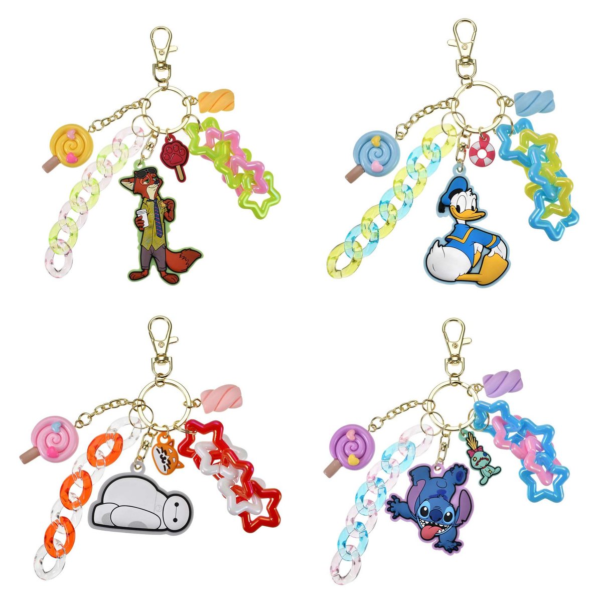 ディズニーキャラクター ジャラジャラマスコット☆8箱入り☆未開封品☆リーメント ディズニーキャラクター かさねてマスコット：商品案内 | 株式会社