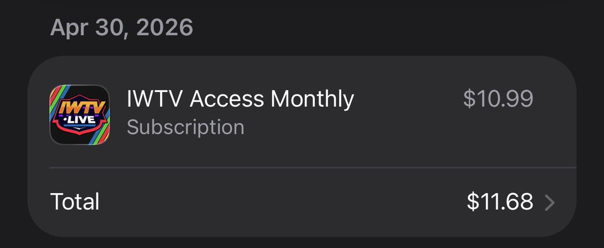 MGend96's tweet photo. When you clearly paid for you @indiewrestling subscription but it continues to tell you you’re not subscribed…. Guess I’m not watching @WrestlingOpen tonight 🙄 https://t.co/avMiTGDf2Y